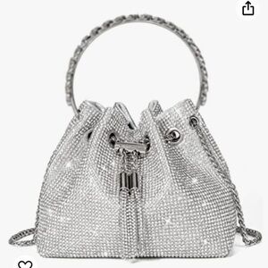 NEW STUNNING Crystal Rhinestone Bag,MSRP$259,Clutch,Handbag,Crossbody,Evening